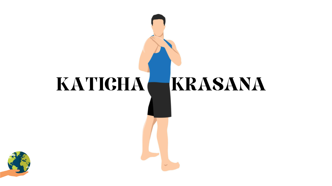Kati Chakrasana: (Standing Spinal Twist Pose) इस आसन से कमर का फैट कम होता है।
